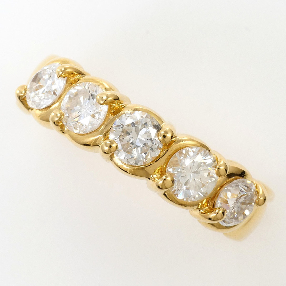 VINTAGE 18k Gold Diamond Ring